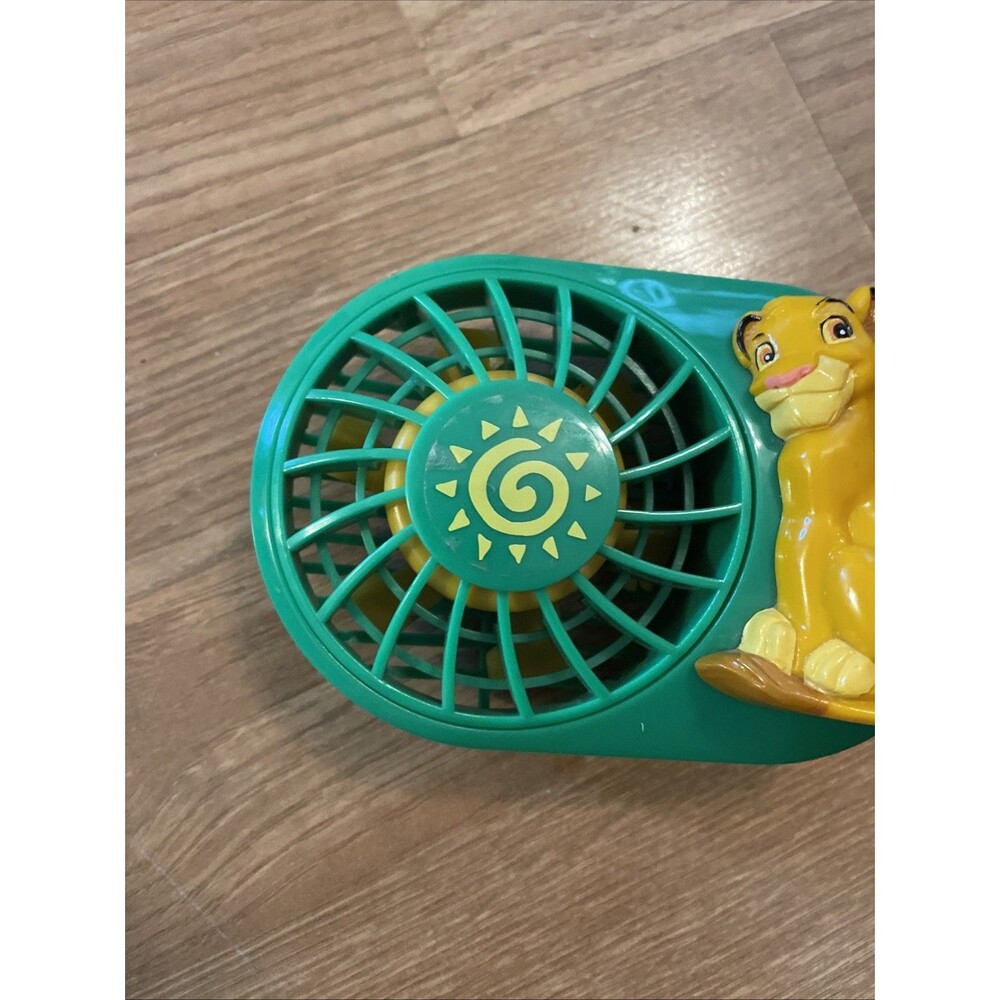 Vintage The Lion King SiMBA Battery Powered Mini Fun Fan by Janex - Picture 3 of 6